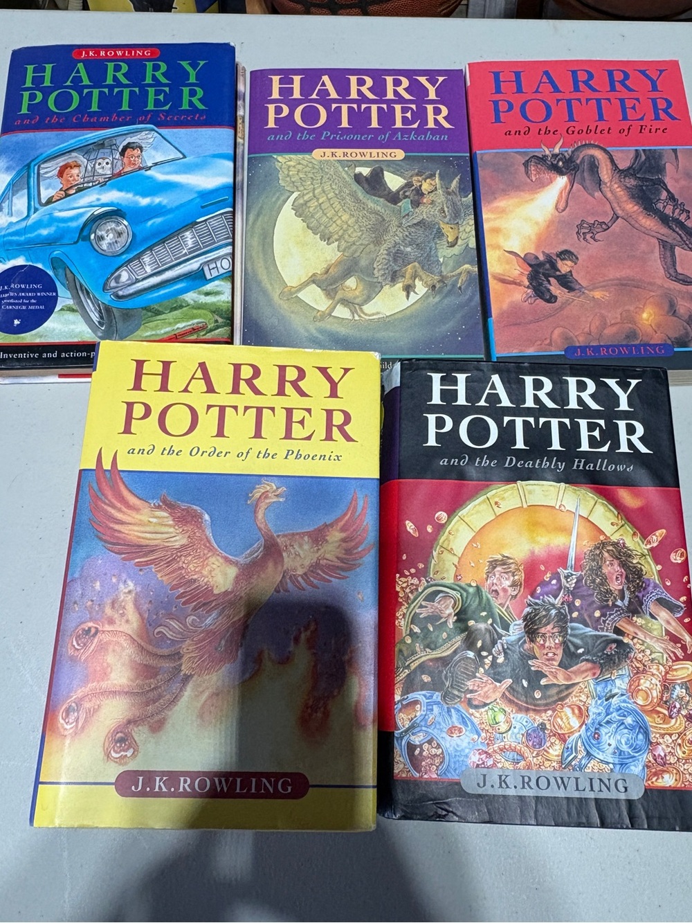 Harry Potter Hardcover Books - J.K. Rowling (Multiple Titles)